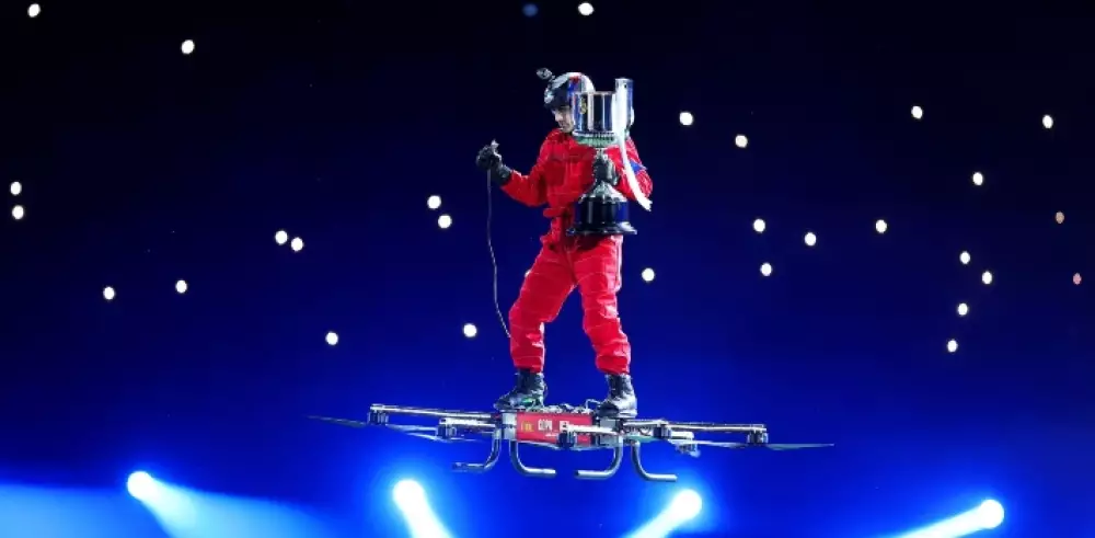 Special effects, laser show and Hoverboard for the final of the Copa del Rey 2025 at La Cartuja