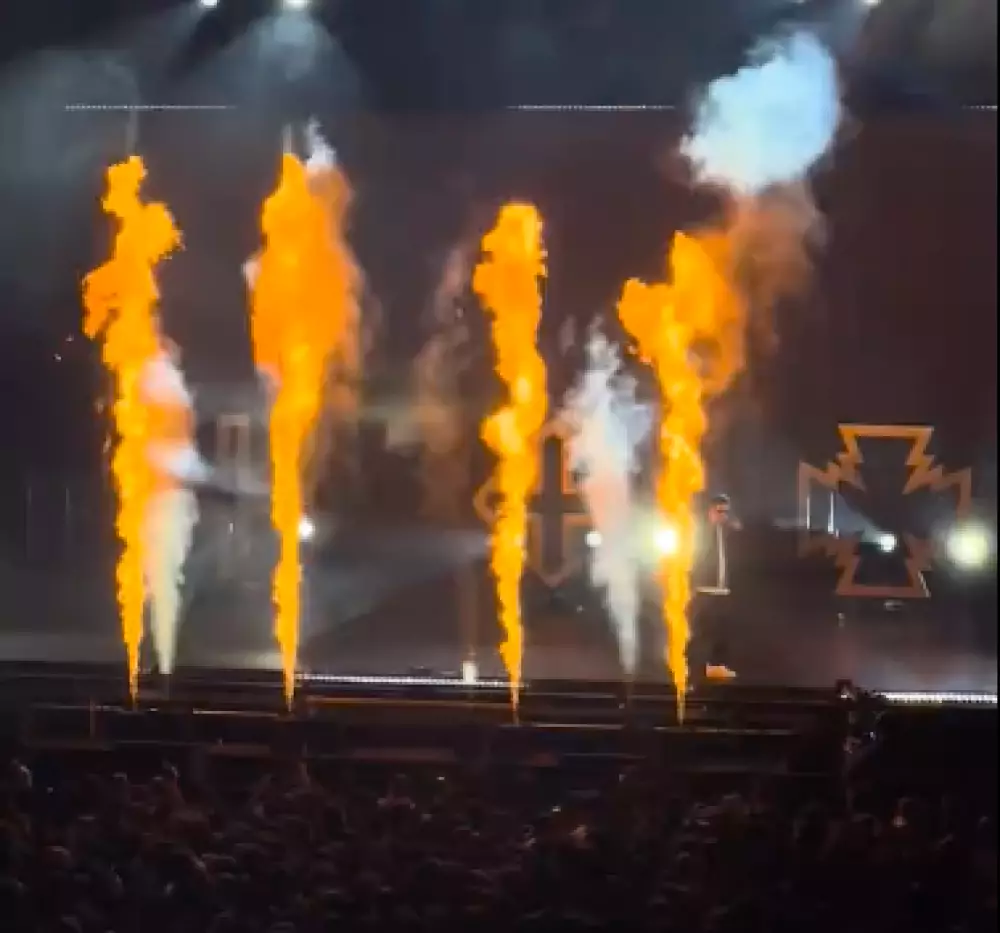 Special effects for Hoke at the Vistalegre Palace
